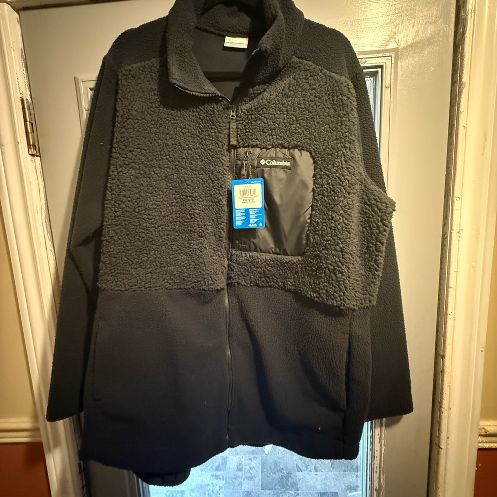 Columbia Charcoal Sherpa Fleece Jacket